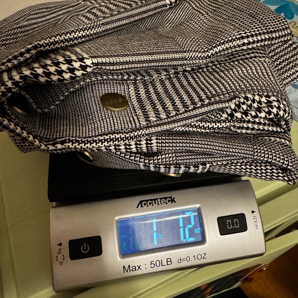 Who What Wear Stylish Gray Plaid cropped pants - Picture 8 of 8